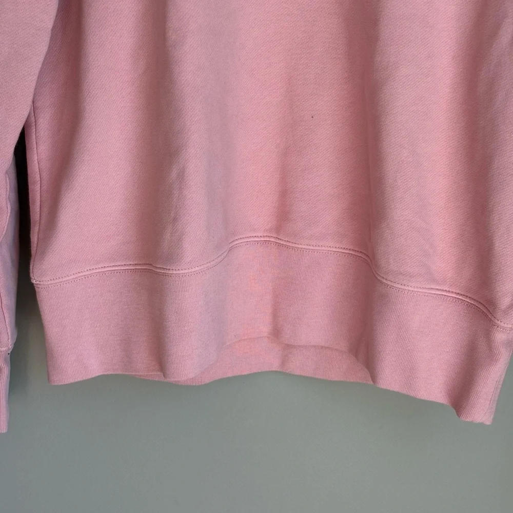 J. Crew Mens Crew Neck Sweatshirt Light Pink Size S